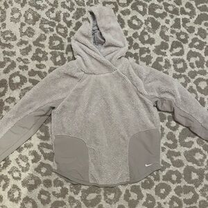Nike Cozy Gray Hooded Jacket
